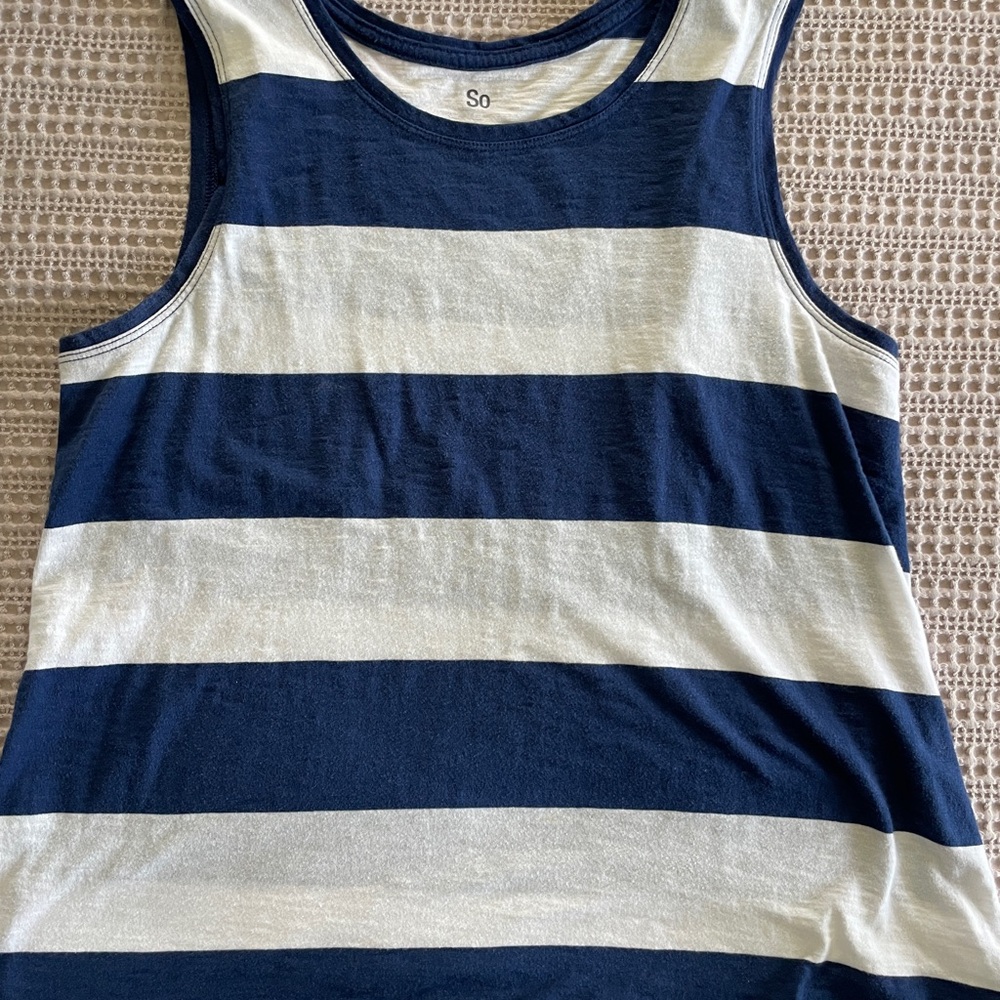 Striped Sleeveless Top